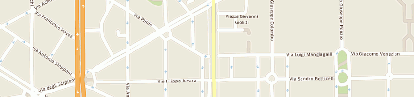 Mappa della impresa riccardi giancarlo a MILANO