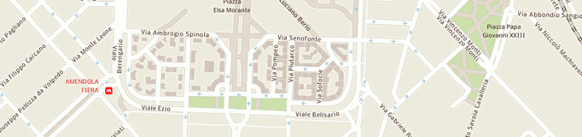Mappa della impresa treci consulting sas di marco cozzi e c a MILANO