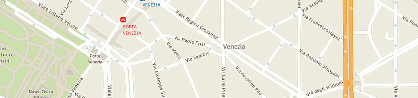 Mappa della impresa artelier di cristina cenedella a MILANO