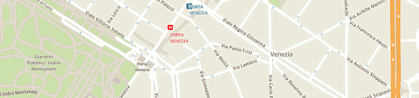 Mappa della impresa liberty travel sas di barros pinto everaldo e c a MILANO