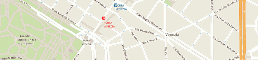 Mappa della impresa auto capoccia (srl) a MILANO