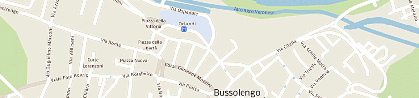 Mappa della impresa ambrosi costruzioni edili sas di ambrosi marcoeco a BUSSOLENGO