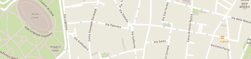 Mappa della impresa babi butti srl a MILANO