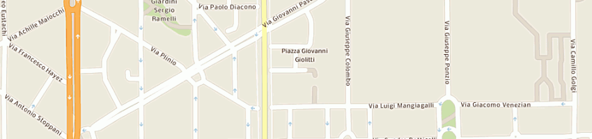 Mappa della impresa capelli francesco a MILANO