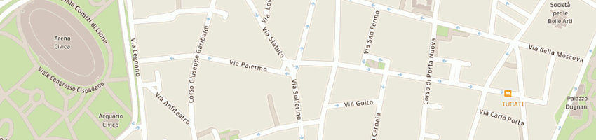 Mappa della impresa artema srl a MILANO