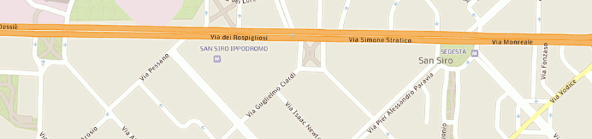 Mappa della impresa moto7seven di matteo aperio a MILANO
