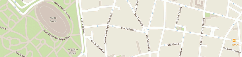 Mappa della impresa anema e cozze di pinko srl a MILANO