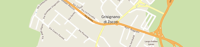 Mappa della impresa sca srl a GRISIGNANO DI ZOCCO