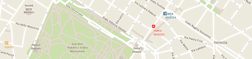 Mappa della impresa studio sozzi srl a MILANO