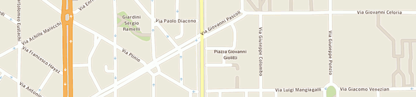 Mappa della impresa pasini paolo a MILANO