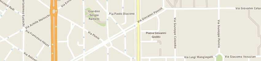 Mappa della impresa dfd di l scandola e c sas a MILANO