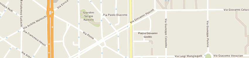 Mappa della impresa diffusion di cabrini giovanni e virga pietro e snc a MILANO