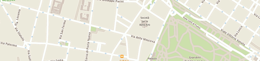 Mappa della impresa libreria degli uffici di turri enrico e c sas a MILANO