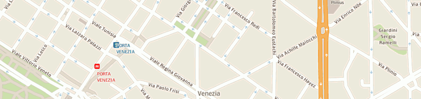 Mappa della impresa scuole pubbliche scuole elementari masch femm antonio stoppani a MILANO