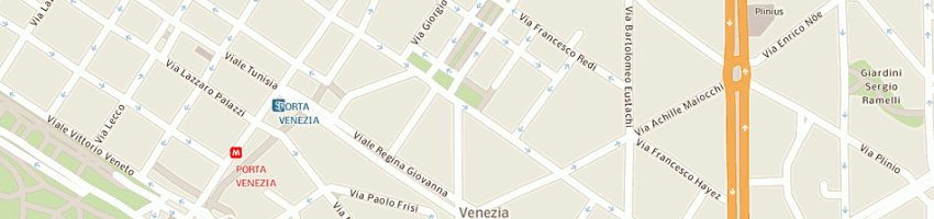 Mappa della impresa caravaggi clara a MILANO