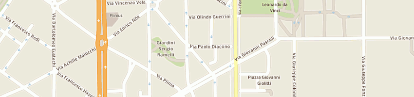 Mappa della impresa architetti associati sala-fontana a MILANO