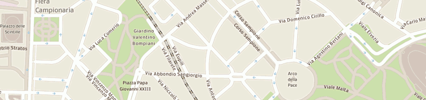 Mappa della impresa studio sella di giorgio sella a MILANO