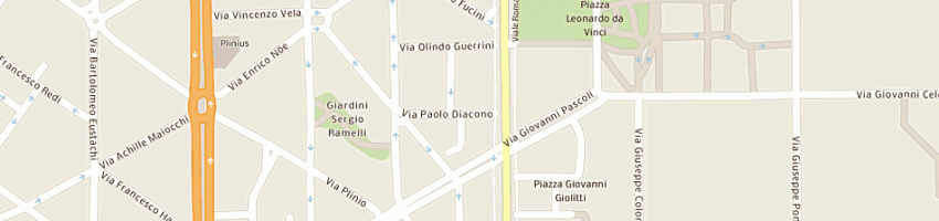 Mappa della impresa curti roberto a MILANO