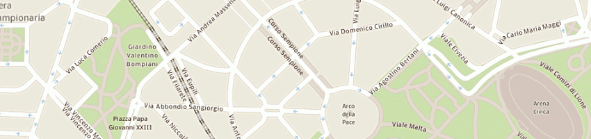 Mappa della impresa uraeus di geraci renato a MILANO