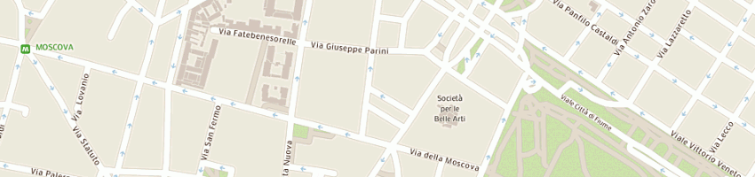 Mappa della impresa sonar di luca andrea neuburg a MILANO