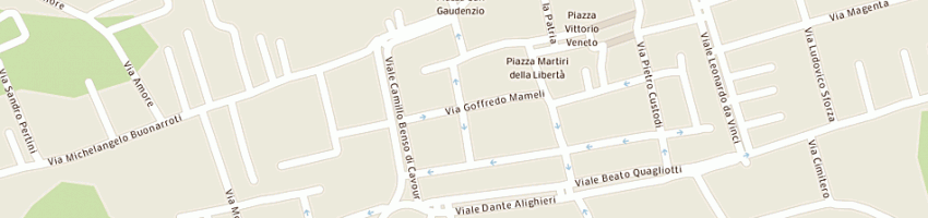 Mappa della impresa bonetti giuseppe a GALLIATE