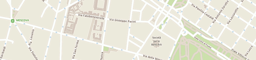 Mappa della impresa cmb costruzioni meccaniche besana srl a MILANO