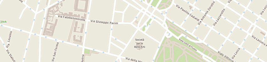 Mappa della impresa mercuri urval srl a MILANO