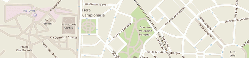 Mappa della impresa tuttoespresso spa a MILANO