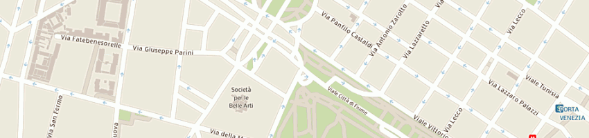 Mappa della impresa condominio manin 37 a MILANO