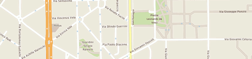 Mappa della impresa mascotti gustavo nestor a MILANO