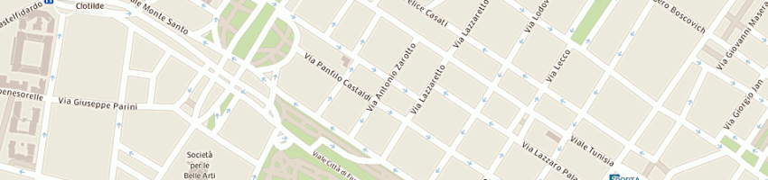 Mappa della impresa condominio via zarotto 6 a MILANO