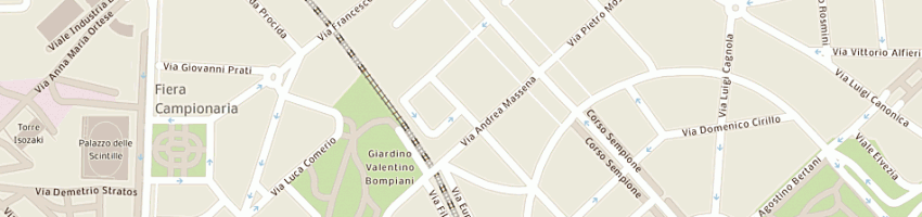 Mappa della impresa croce rossa italiana comitato provinciale iii centro di mobilitazione a MILANO