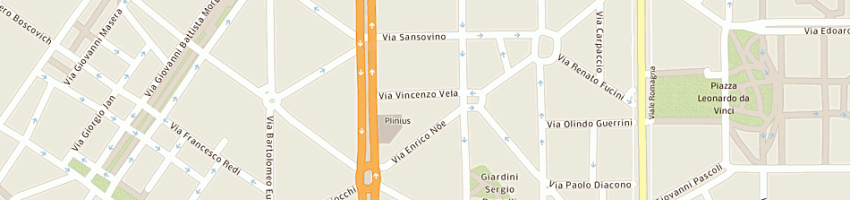 Mappa della impresa masserini srl a MILANO