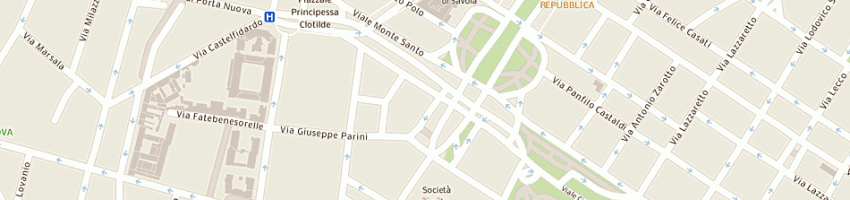 Mappa della impresa onyx italia spa a MILANO