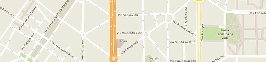 Mappa della impresa briglia rachele a MILANO