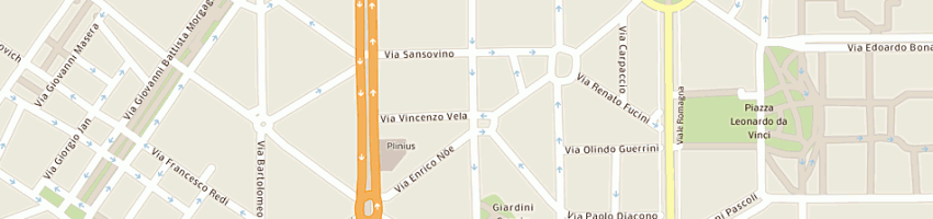 Mappa della impresa solei gruppo editoriale informatico srl a MILANO