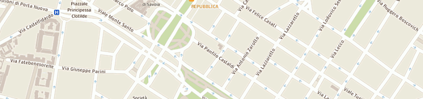Mappa della impresa lamanuzzi giacomo a MILANO
