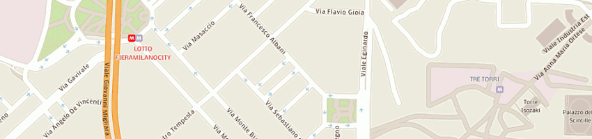 Mappa della impresa radio meneghina srl a MILANO