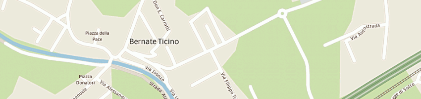 Mappa della impresa carrozzeria bernatese di fratelli vanzaghi a BERNATE TICINO