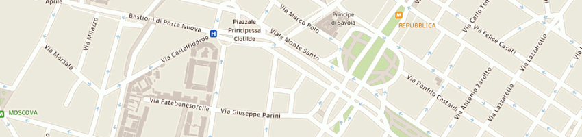 Mappa della impresa caronti ermenegilda a MILANO