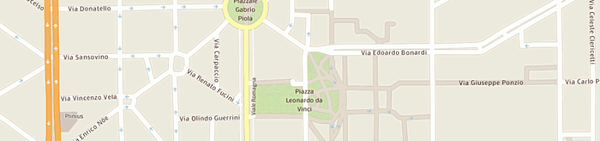 Mappa della impresa citta' studi soc coop arl a MILANO