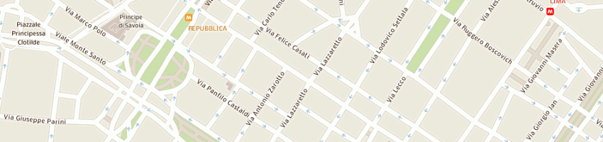 Mappa della impresa st associato cabassi a MILANO