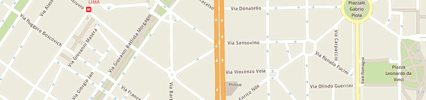 Mappa della impresa rod il trapuntato di citterio e calvanese a MILANO