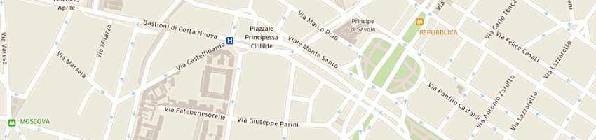 Mappa della impresa studio degli avvocati corte e andreis a MILANO