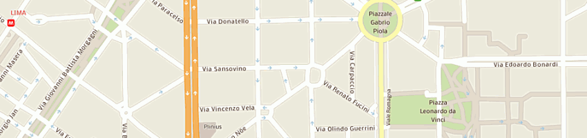 Mappa della impresa cavallaro vincenzo a MILANO