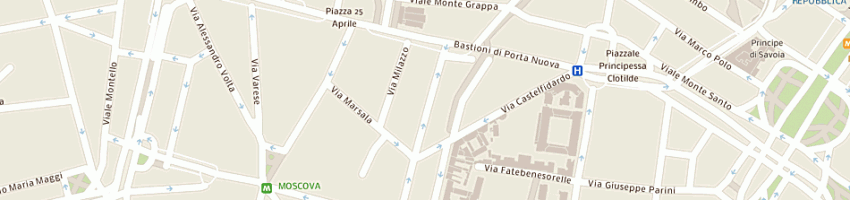 Mappa della impresa marico factory srl a MILANO