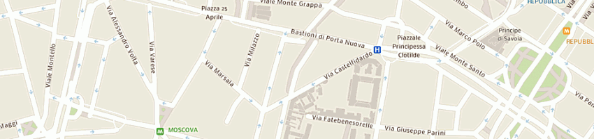 Mappa della impresa gea srl a MILANO