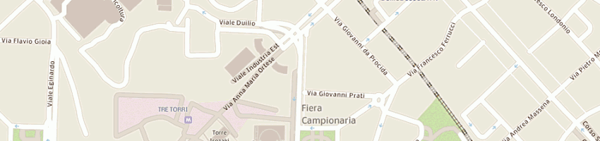 Mappa della impresa damiano daniele e roberta srl a MILANO