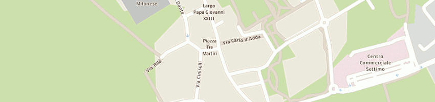 Mappa della impresa santagostino giuseppe e c snc a SETTIMO MILANESE