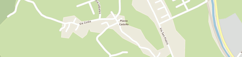 Mappa della impresa bar trattoria al castello snc a MONTECCHIA DI CROSARA